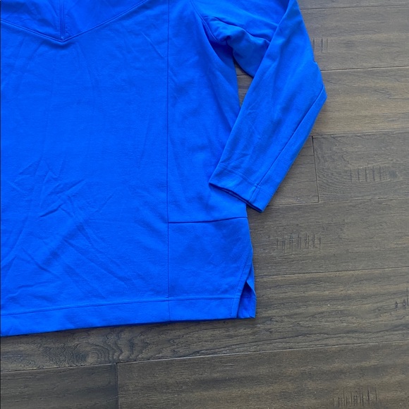 Nike Air Force Falcons Henley Sweatshirt Mens Sz XXL Blue Long Sleeve Top - Picture 4 of 6